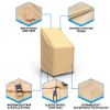 Photo de Stack of Chairs Covers / Barstool Covers 49 in High - StormBlock™ Signature Tan