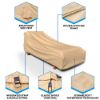 Photo de Outdoor Chaise Lounge Cover - StormBlock™ Signature Tan