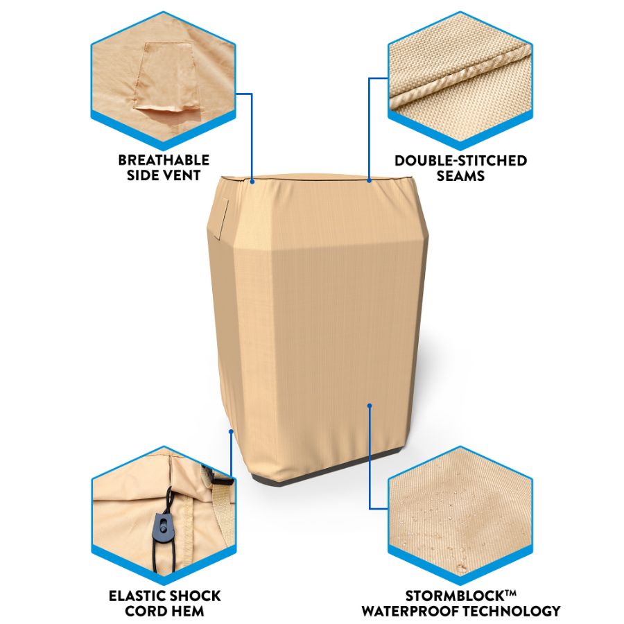 Photo de Air Conditioner Covers - StormBlock™ Signature Tan