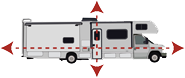 RV class c measuring diagram